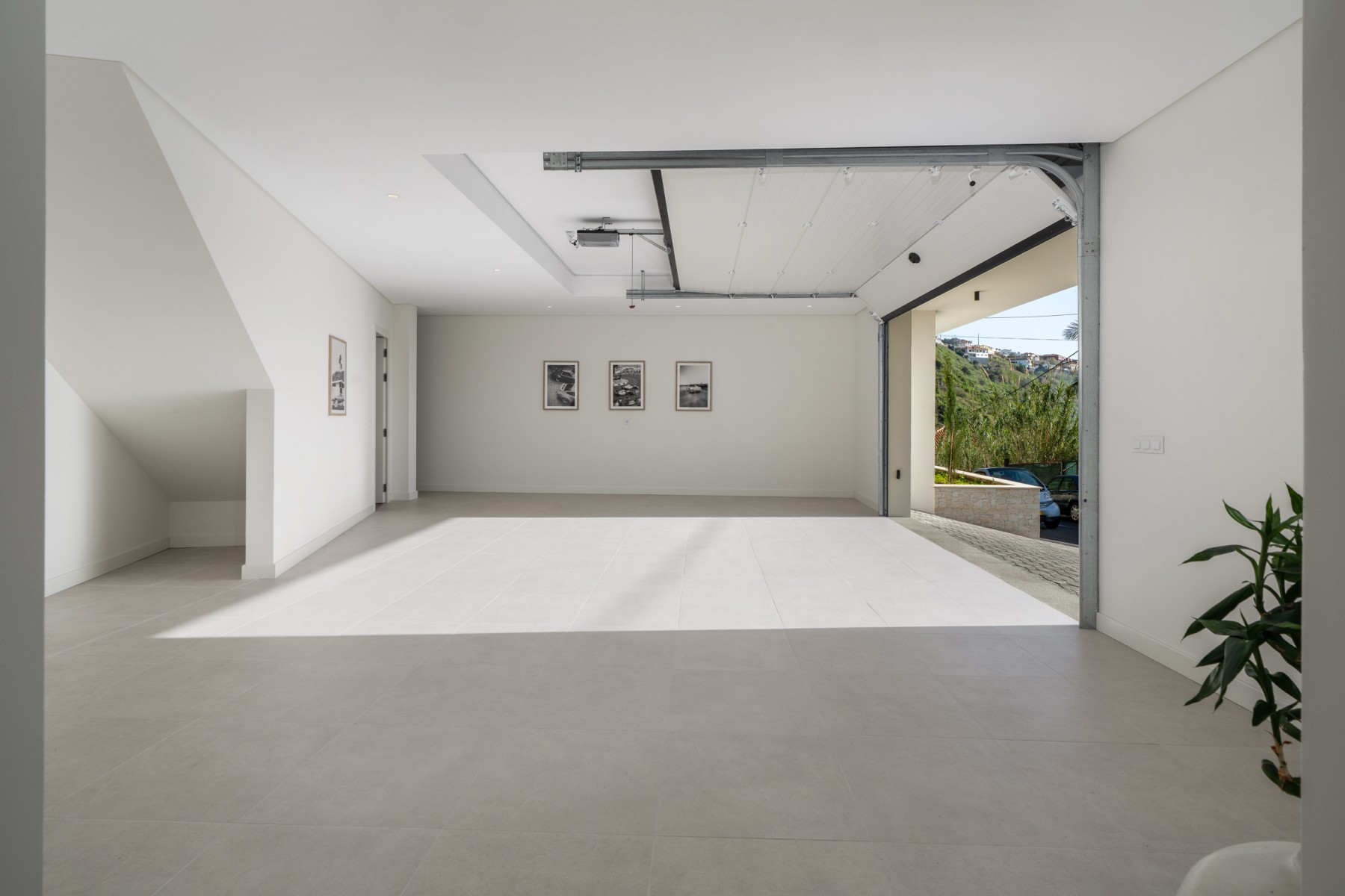 Private garage for two cars